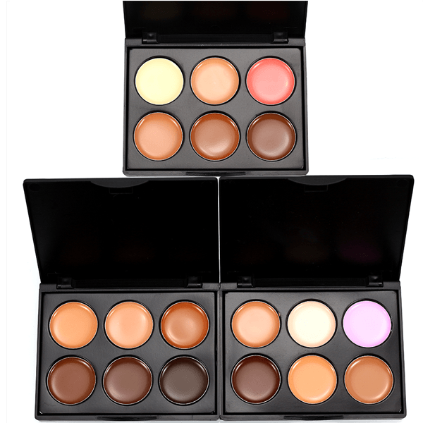 6 Color Makeup Concealer Cream Contour Palette ,  - My Make-Up Brush Set - US, My Make-Up Brush Set
 - 1