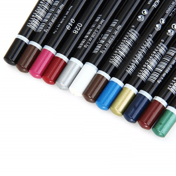 Eyeliner Pencil Set - Long Lasting And Vibrant Color