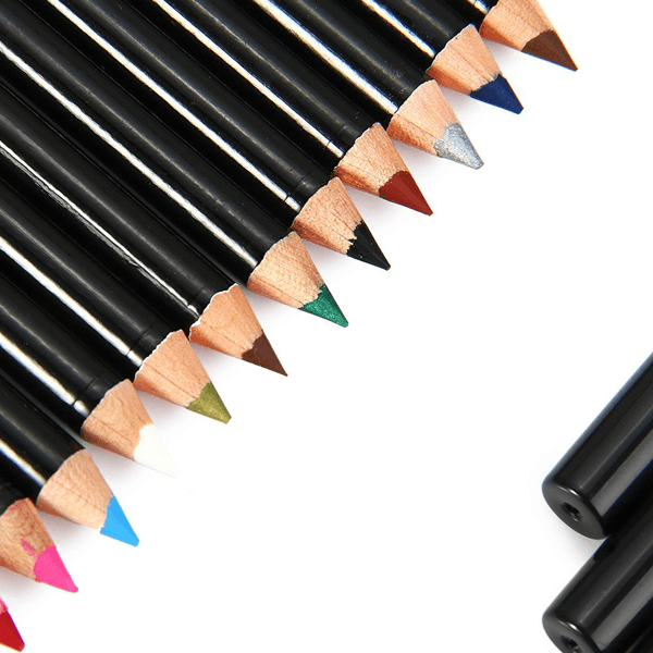 Eyeliner Pencil Set - Long Lasting And Vibrant Color