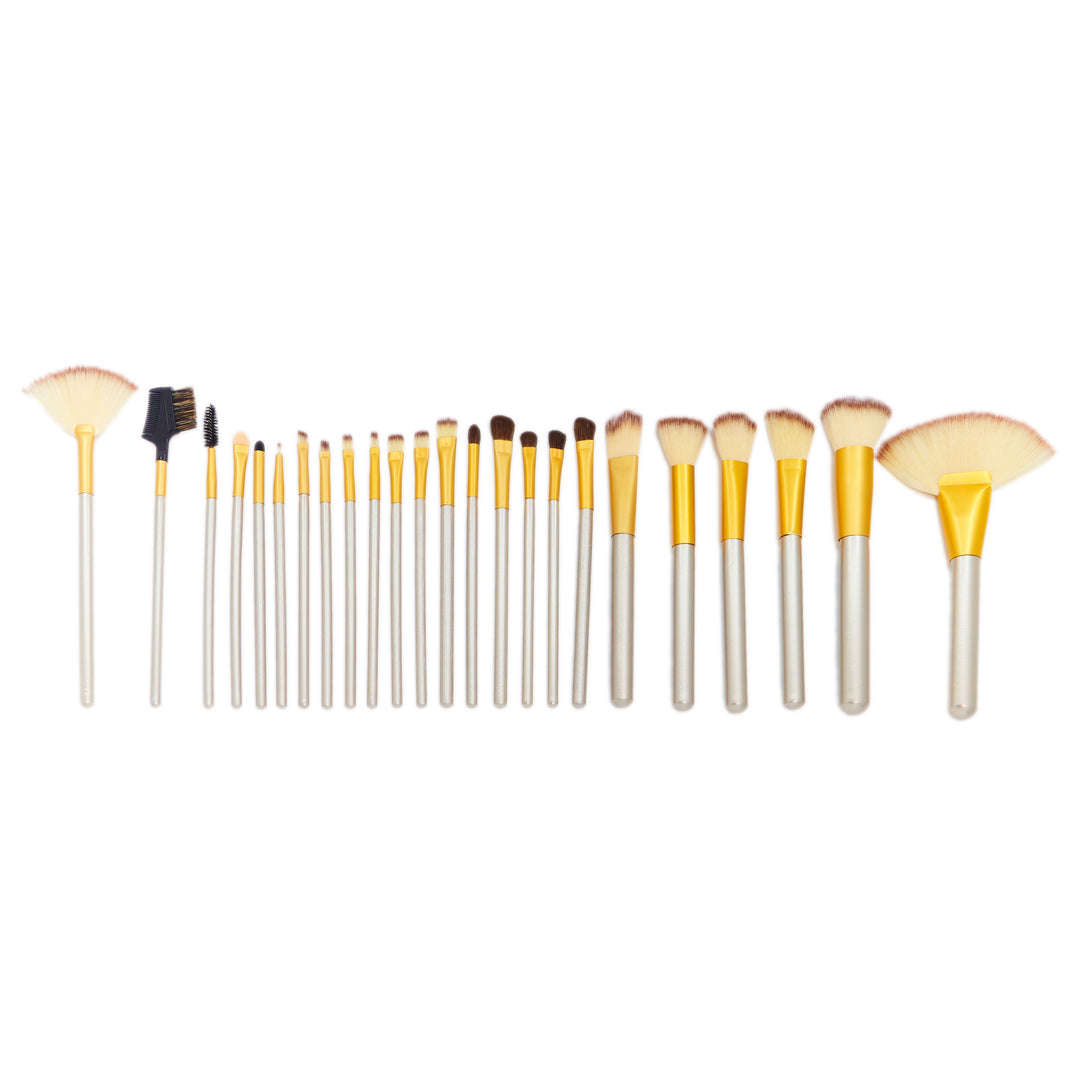 24 Piece Crushed Mocha Brush Set –  Makeup Brush Collection