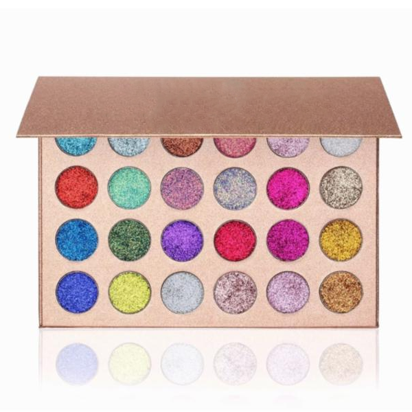 Glam Glitter Eye Shadow Palette – Shimmering Colors for Bold Looks