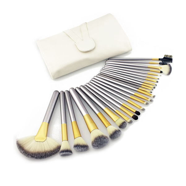 24 Piece Crushed Mocha Brush Set –  Makeup Brush Collection