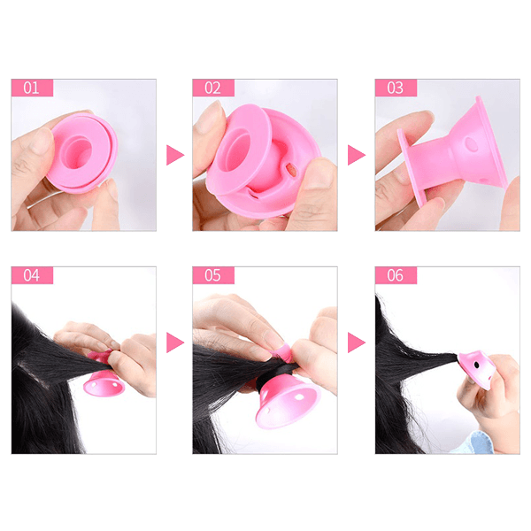 Silicone No-Heat Curlers – Effortless Curls Without Damage