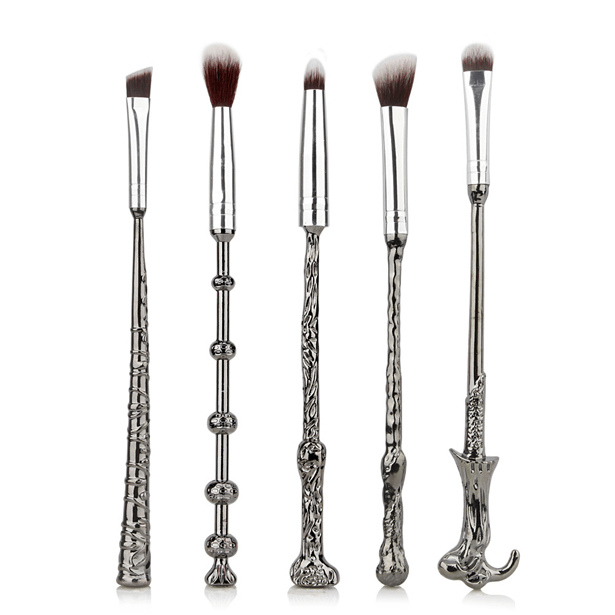 5 Piece Wands Makeup Brush Set – Potter Inspired Beauty