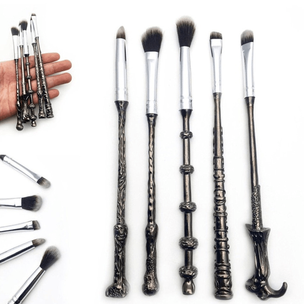 5 Piece Wands Makeup Brush Set – Potter Inspired Beauty