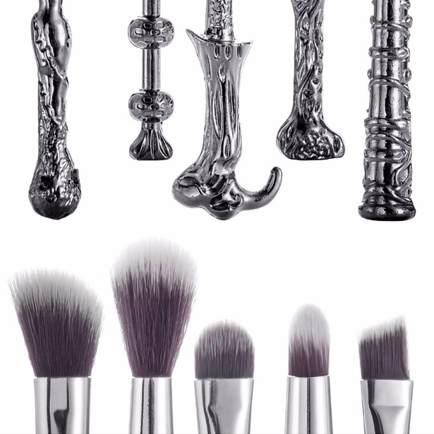 5 Piece Wands Makeup Brush Set – Potter Inspired Beauty