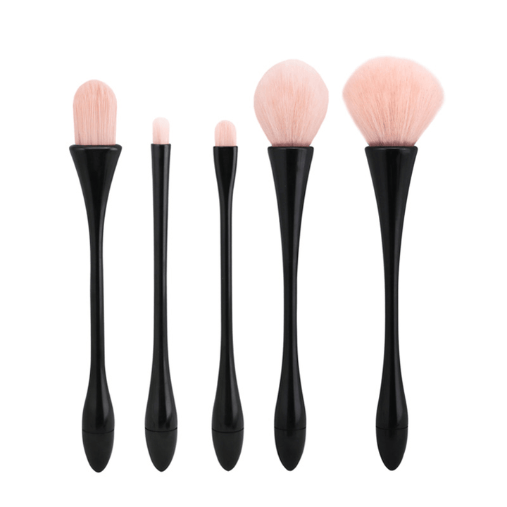 5 Piece Hour Glass Brush Set - Essential Tools For Makeup