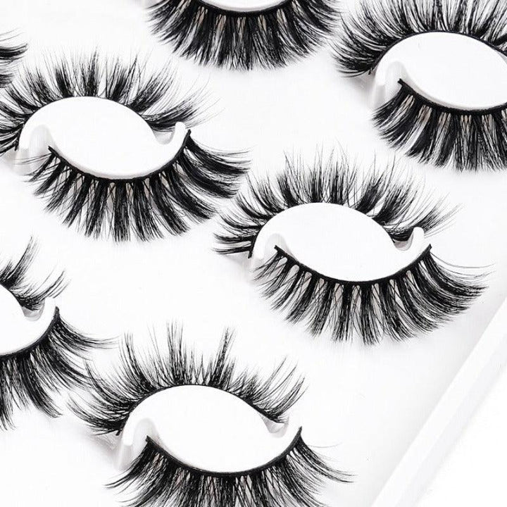 3D Faux Mink Eyelashes - Soft, Reusable And Natural False Lashes