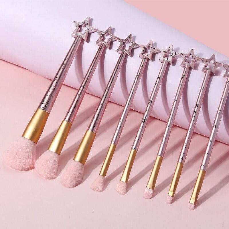 8 Pcs Makeup Brush Set – Soft, High-Quality  ,Perfect for Blending