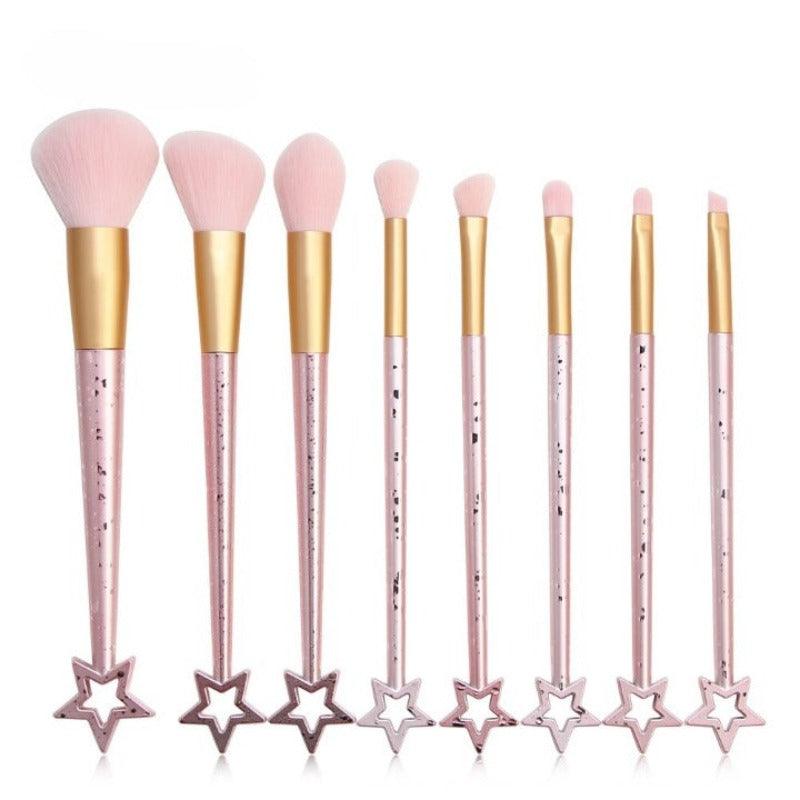 8 Pcs Makeup Brush Set – Soft, High-Quality  ,Perfect for Blending