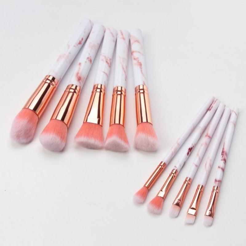 10 Pcs Professional Makeup Brush Set – Soft And Versatile Brushes