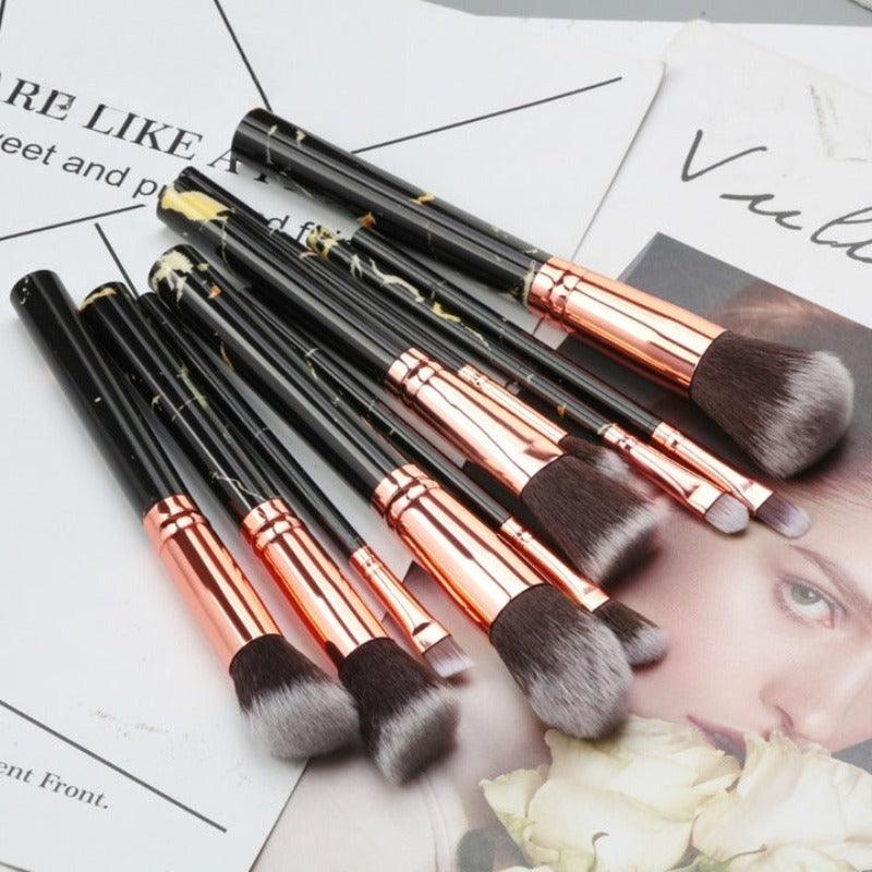 10 Pcs Professional Makeup Brush Set – Soft And Versatile Brushes