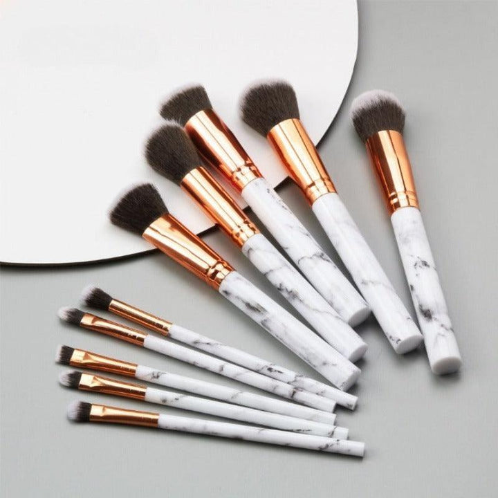 10 Pcs Professional Makeup Brush Set – Soft And Versatile Brushes