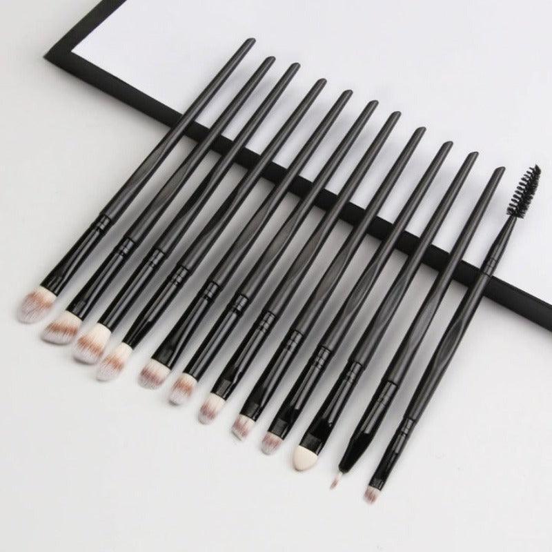 12 Pcs Professional Makeup Brush Set for Flawless Beauty Application