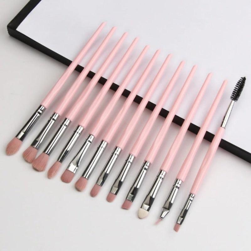 12 Pcs Professional Makeup Brush Set for Flawless Beauty Application