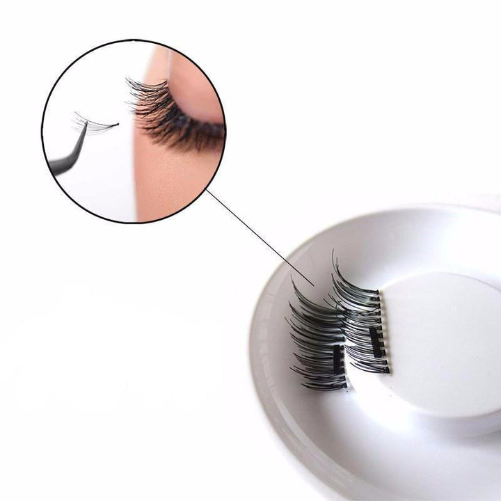 3D Reusable Magnetic Eyelashes – No Glue Effortless Application