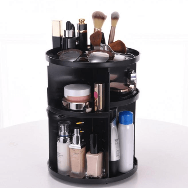 360 Degree Rotating Makeup Vanity - Convenient Storage Solution