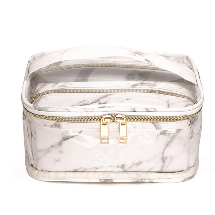 Marble Print Cosmetic Bags – Travel Friendly Makeup Storage