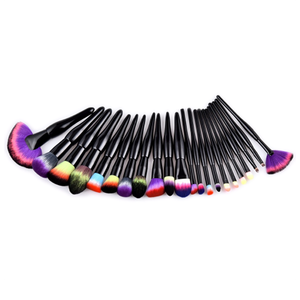 22 Piece Midnight Rainbow Brush Set