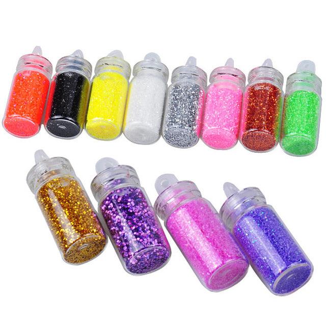 Luxury 3D Nail Art Glitter Powder For Stunning Manicures