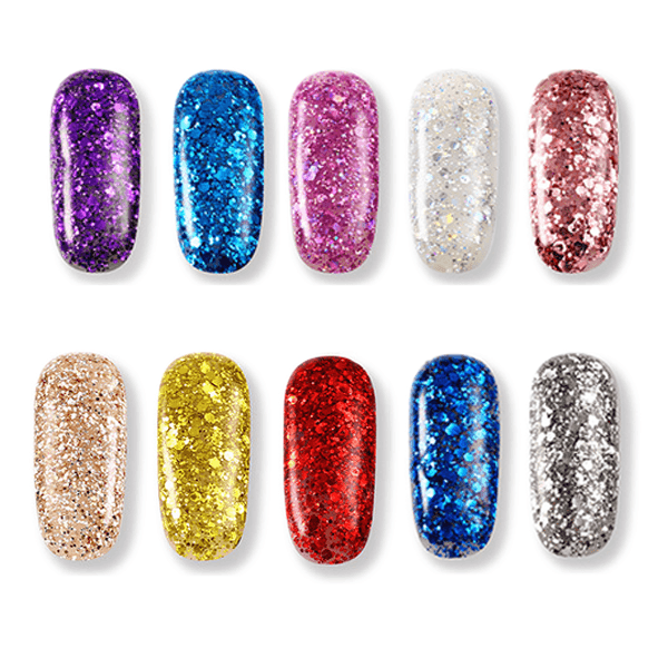 Luxury 3D Nail Art Glitter Powder For Stunning Manicures