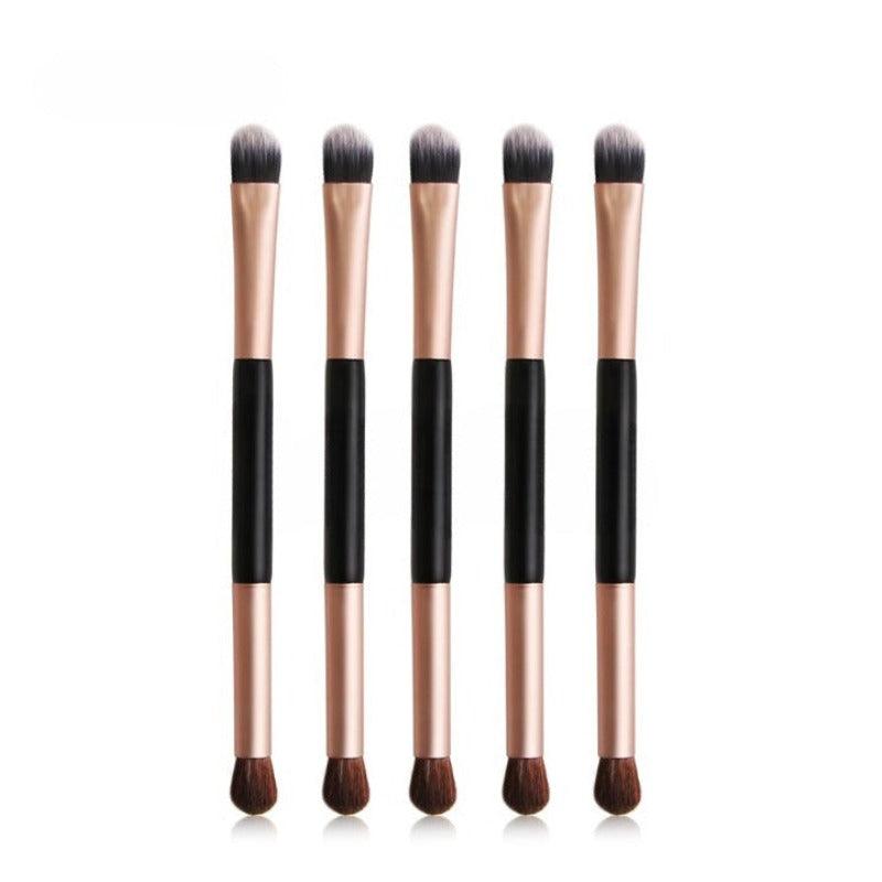 5/10Pcs Multifunctional Eyeshadow Brush Set – Dual-Ended Beauty Tool