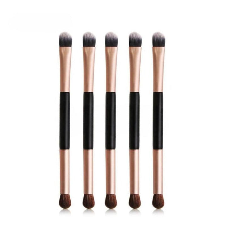 5/10Pcs Multifunctional Eyeshadow Brush Set – Dual-Ended Beauty Tool