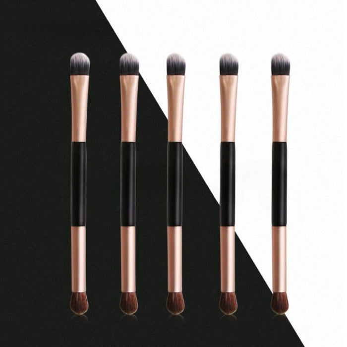 5/10Pcs Professional Multifunctional Doubled Ended Eyeshadow Brush Set