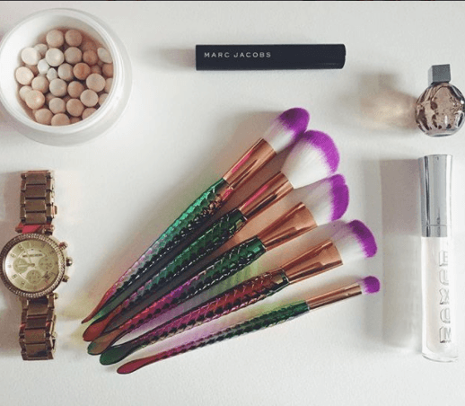 Rainbow Mermaid Brush Set – Flawless Makeup Tools