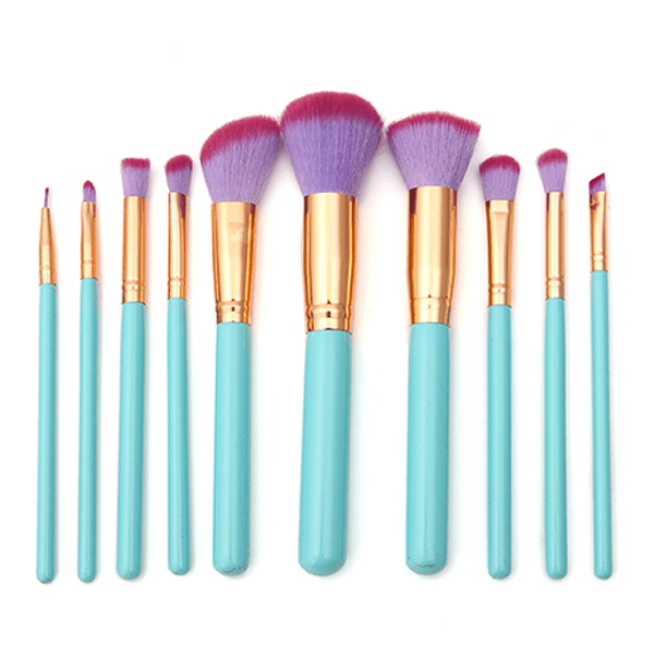 Mermaid Shell Brush Set – Vibrant, Soft & Flawless Makeup Brushes